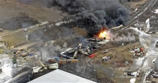Fiery Ohio derailment raises railroad safety questions