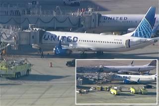 United Airlines flight turns around after fire in cabin, 4 hospitalized