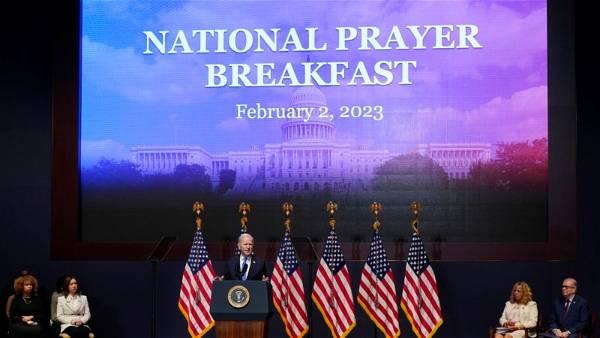 Biden at National Prayer Breakfast: McCarthy and I will treat ‘each other with respect’