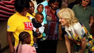 Jill Biden Delivers Hope, Encouragement and Candy in Namibia