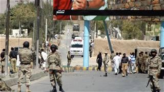 Bomb kills soldier, wounds 11 people in southwest Pakistan