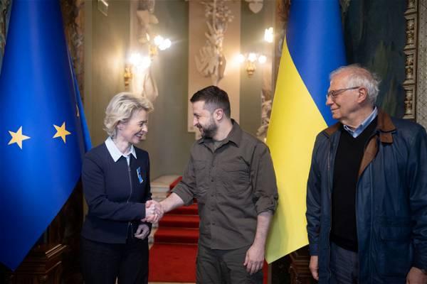 Von Der Leyen Leads High-Level EU Delegation To Kyiv Ahead Of Summit