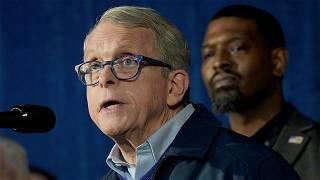 Mike Dewine ‘injured’ on East Palestine tour as calls mount for his resignation