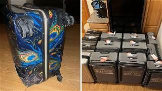 Florida woman unboxes 13 pieces of luggage after Delta Air Lines damages her suitcase: 'I was crying laughing'