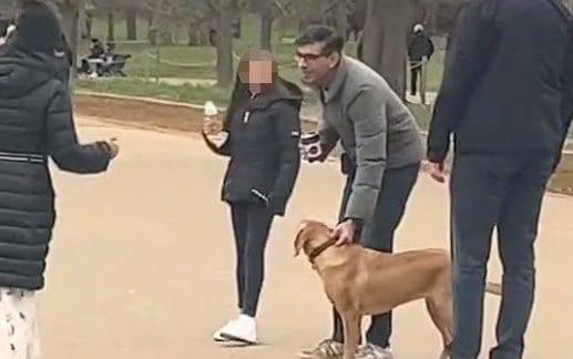 U.K. leader in doghouse after letting pet roam free in park