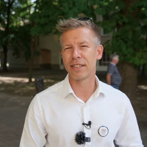 Hunger Games Star in Budapest Crowd Celebrating Péter Magyar