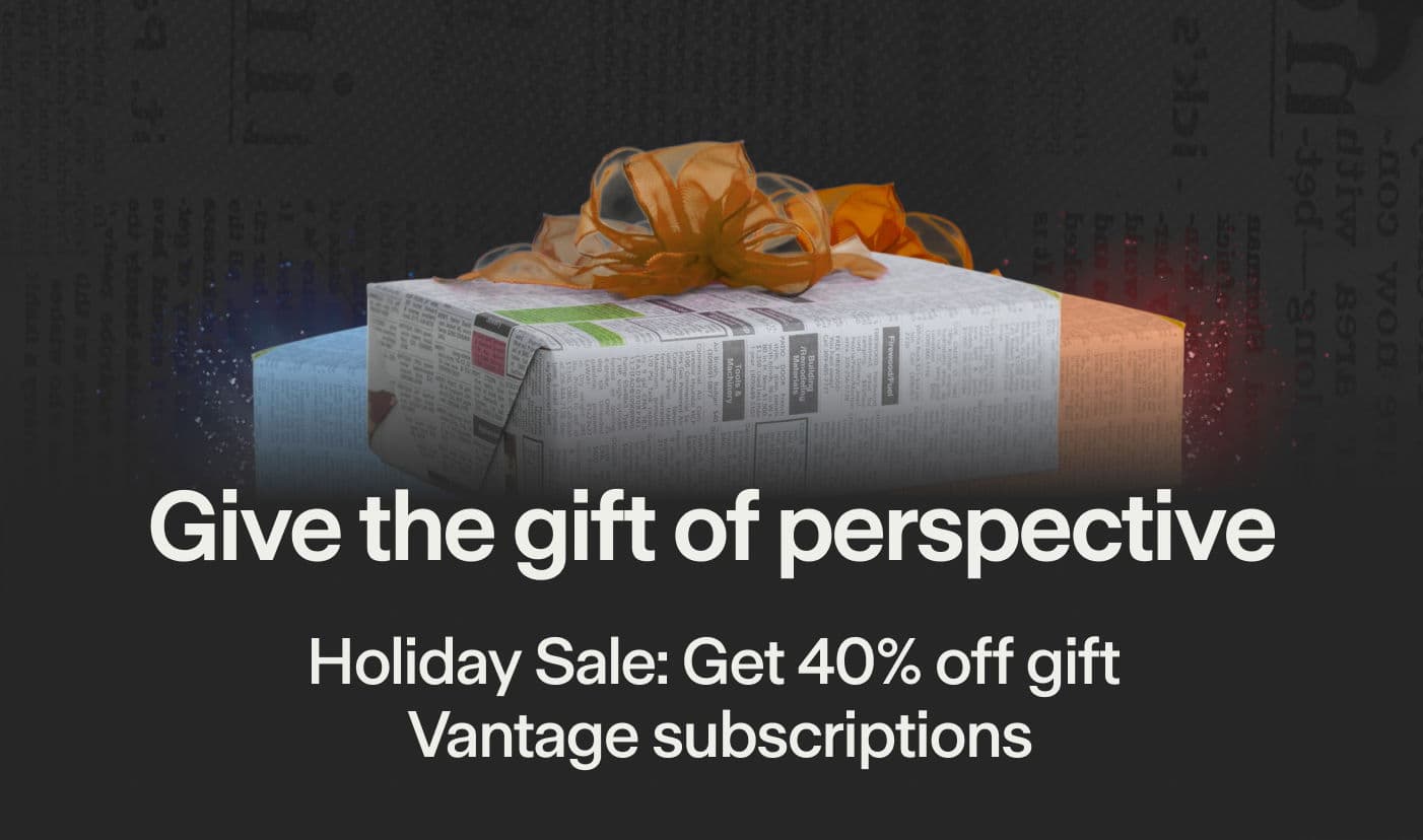 Black Friday offer: Get 50% off gift Vantage subscriptions.