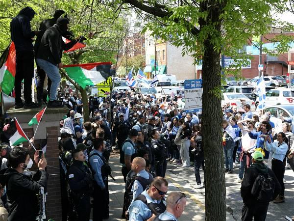 Chicago police clear pro-Palestinian encampment on DePaul campus